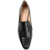 Journee Collection Womens Celina Kitten Heel Loafer Square Toe Pumps - 4 of 4