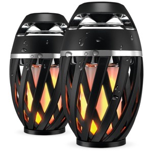iLive TIKI Ultra Bluetooth Speaker with LED Flame, ISBW374BDL - 1 of 4
