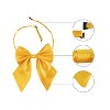 Allegra K Women's Pre-tied Adjustable Solid Color Bowknot Bow Ties - 4 of 4