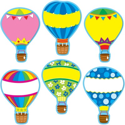 Carson Dellosa Education Hot Air Balloons Cutouts (36 cut-outs)