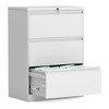 AOBABO 3 Drawer Vertical Metal File Cabinet with Lock for Home and Office - image 2 of 4