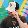 Adult Guinness Harp Logo Black and Beige Colorway Trucker Hat - 4 of 4