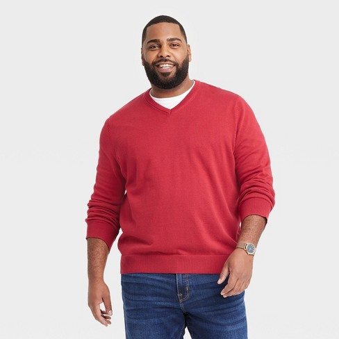 Target men's outlet v neck sweater