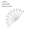 Unique Bargains DIY Craft Necklaces Bracelets Earrings Jewelry Making Iron 21 Gauge Eye Pins 500 Pcs - 4 of 4
