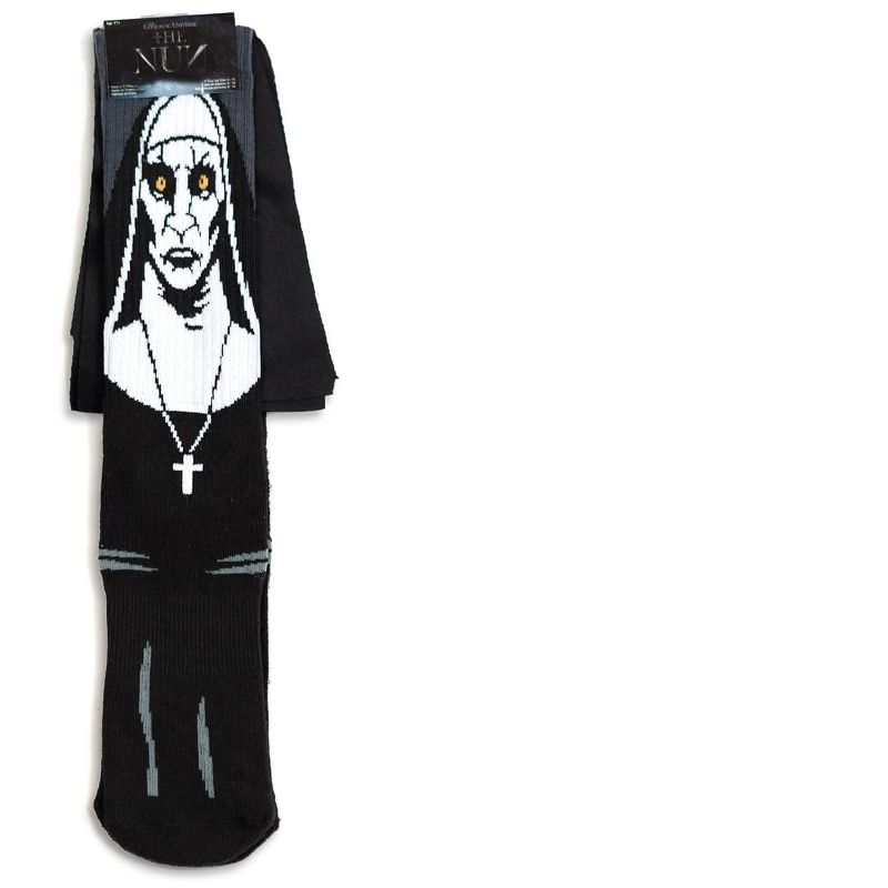 HYP The Nun Athletic 3D Print Adult Crew Socks - 1 Pair, 2 of 8