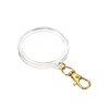 Unique Bargains Portable Round Plastic Storage Coin Holder with Key Ring - 3 of 4