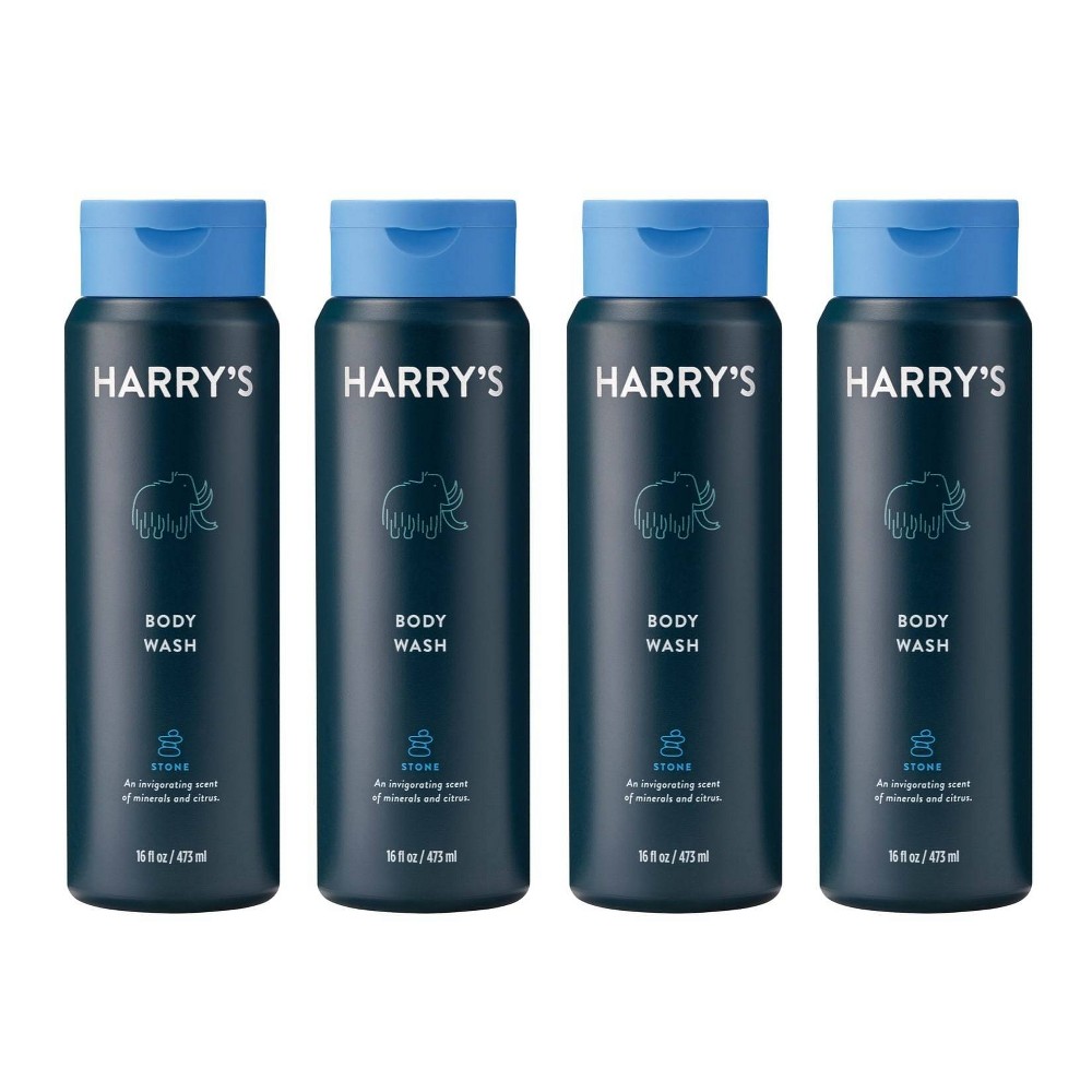 Photos - Shower Gel Harry's Stone Body Wash - 4pk/16 fl oz