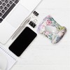 Insten Floral Mouse Pad with Wrist Support Rest, Ergonomic Support, Pain Relief Memory Foam, Non-Slip Rubber Base, Trapezoid L - 2 of 4