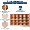 GustoWave 20 Cubbies Storage Organizer with Boxes and Shelf for Home School - 3 of 4
