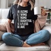 Inspirational Mom T-Shirt, Definition Black Tee for Brave and Thoughtful Mothers| OrnamentallyYou - 4 of 4