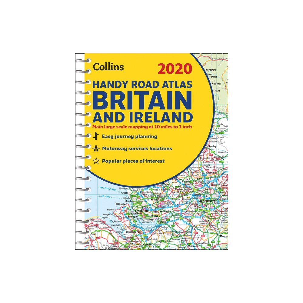 2020 Collins Handy Road Atlas Britain and Ireland - by Collins Maps (Spiral Bound)