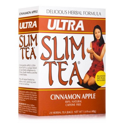 WB Stores Ultra Slim Tea - Green Tea with Green Apple (12 pouches x 10 Tea  Bags)