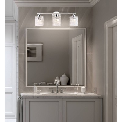 Eco-Friendly Chrome Cylinder 22" LED Vanity Wall Light