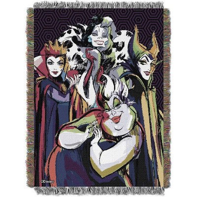 Northwest Villains Woven Tapestry Throw Blanket, 48" x 60", Villainous Group