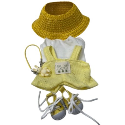 Doll Clothes Superstore Cute as a Bunny 6-Piece Outfit for 17.5 cm Labubu Dolls