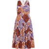 Women's Plus Size Amara Print Maxi Dress - navy | CITY CHIC - 4 of 4