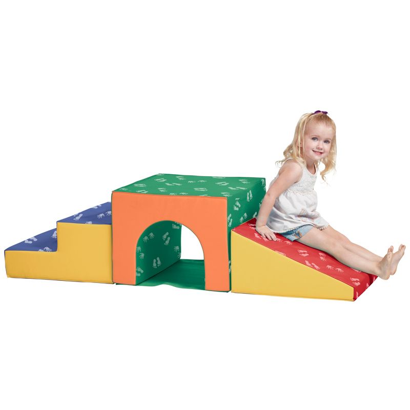ECR4Kids Softzone Tunnel Foam Climber-Indoor Active Play Structure for Toddlers and Kids, 4 of 12