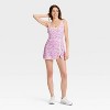 Women's Knit Piped Wrap Active Dress - JoyLab™ - 3 of 4