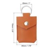 Unique Bargains Portable Genuine Leather Key Rings 2 Pcs - 2 of 4