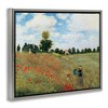 Stupell Industries Coquelicots Poppy Field Floating Frame Canvas Art - 2 of 4