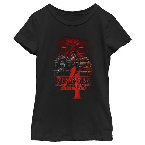 Girl's Stranger Things Vecna's Glare T-Shirt - 1 of 4