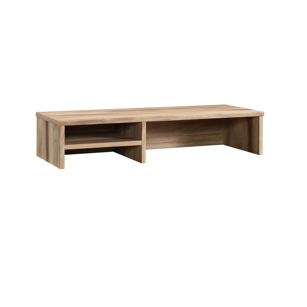 Portage Park 2 Shelf Organizer Hutch Top Kiln Acacia - Sauder: Cubbyhole for Desktop Storage