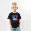 The Juniper Shop SmileyWorld Patriotic Checkered Lightning Youth Short Sleeve Tee - 3 of 4