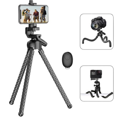 Boersma Cell Phone Tripod Stand – Octopus-Style Travel Tripod & Selfie Stick for iPhone, Android & Cameras, Ideal for Vlogging, Recording, and Photos