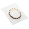 Stockroom Plus 100 Pack Clear Plastic Bags for Jewelry, Mini Resealable Bags for Small Business Earrings, Necklaces, 3.5 x 5.15 In - 4 of 4