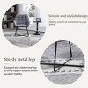 CAVINAS Velvet Accent Chair with Adjustable Foot Nails and Metal Legs,Cozy Upholstered Living Room Chairs,Reading Chairs for Living Room - 4 of 4