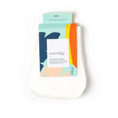 Esembly Overnighters Organic Cloth Diaper Absorbency Boosters - 2pk