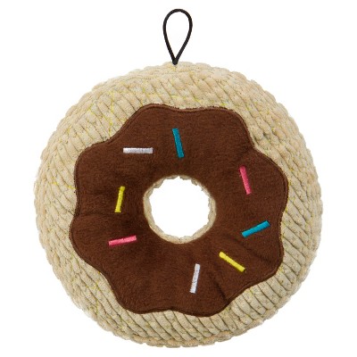 squeaky donut dog toy