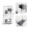 Kumasinova Cat Houses for Indoor Cats with Cat Climbing Tower,Cat Playpen Cage with Cozy Condo,Cat House with Perch&Scratching Posts for Multiple Cats - 2 of 4