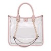MKF Collection Diva PVC Clear Tote Bag with Tweed Bucket Bag by Mia K - 2 of 4