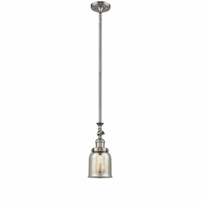 Bell - 1 Light Stem Hung Tiltable Mini Pendant In Industrial Style-14 Inches Tall and 5 Inches Wide