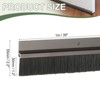 Unique Bargains Aluminum Alloy H-Shape Holder PP Bristle Rust-resistant Door Sweep 1 Pc - 2 of 3