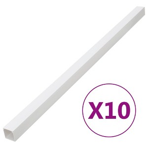 vidaXL Cable Trunking 1.6"x1" 32.8' PVC - 1 of 4