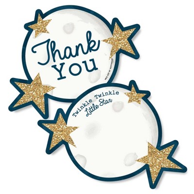 Big Dot Of Happiness Ahoy - Nautical - Shaped Thank You Cards - Baby Shower  Or Birthday Party Thank You Note Cards With Envelopes - Set Of 12 : Target