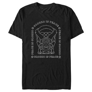 Men's Rick And Morty Glorzo Is Peace T-Shirt - 1 of 4
