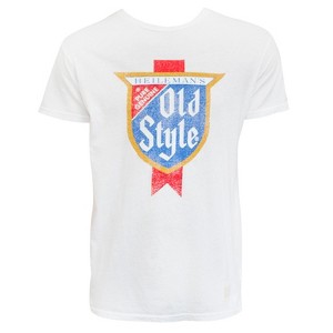 Adult Old Style Retro Brand White Tee Shirt - Large - 1 of 2