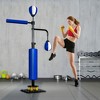 Resenkos 4.6-6.7 ft Adjustable Speed Bag Stand - For Boxing & Reflex Training, /Black - 2 of 4
