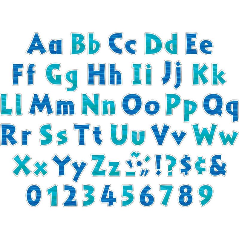 Barker Creek 4" 2pk Sea and Sky Letter Pop Out 510 Characters, 2 of 5