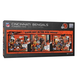 NFL Cincinnati Bengals Game Day in the Dog House Puzzle - 1000Pc - 1 of 3