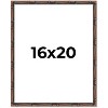 PosterPalooza | 16x20 Bamboo Picture Frame, UV Acrylic, 4 Finishes - Brown, Black, Gold, and Natural - 2 of 4