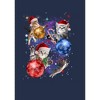 Men's Lost Gods Xmas Cats in Space T-Shirt - 2 of 4