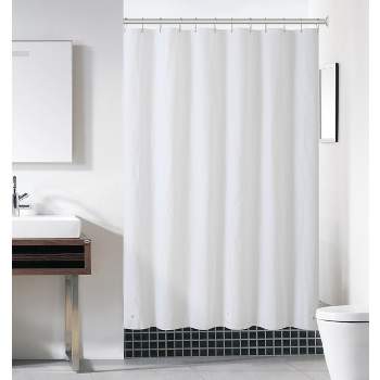 Carnation Home Fashions 6 Gauge Peva Standard-sized Shower Liner With ...