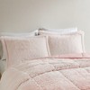 PAGED Comforter Set, Bedding Comforter Sets with Sham, Shaggy Long Fur Bedding Set with Ombre Design - 4 of 4