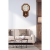 Seiko Light Oak Traditional Schoolhouse Wall Clock with Chime & Pendulum - 2 of 4