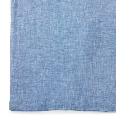 King Mariner Blue Linen Chambray Duvet Cover Set