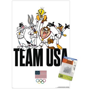 Trends International Looney Tunes x Team USA - Portrait Unframed Wall Poster Prints - 1 of 4
